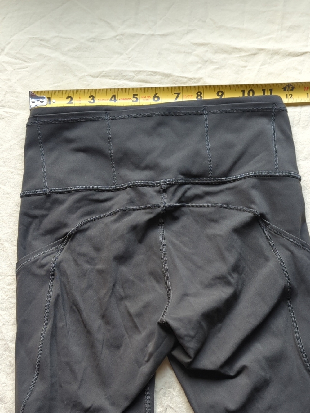 4 Olive Green Lulu Fast And Free Tights - Picture 3 of 5